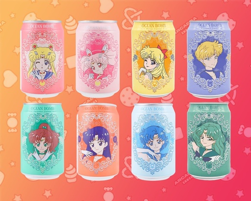 Sailor Moon Sparkling Water 11.15oz 24PK